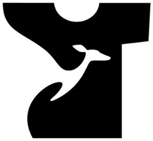 KANGAROO,SILH. INDENTS T-SHIRT