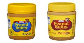 Photo of two Kraft Peanut Butter jars