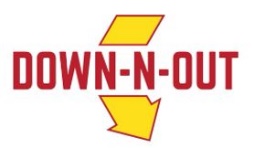 DOWN-N-OUT (colour) logo